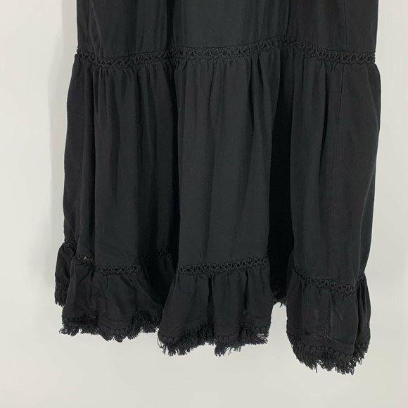 Mossimo Black Sleeveless Ruffle Babydoll Dress - Picture 8 of 8